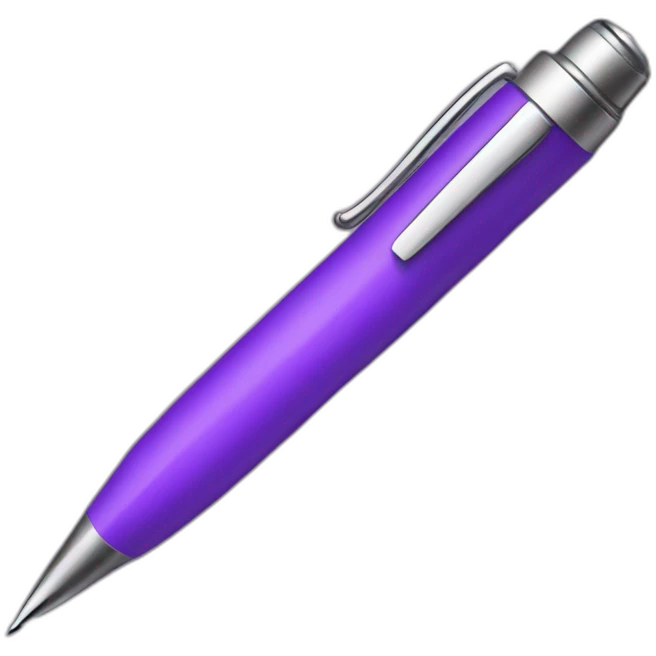 purple pen emoji