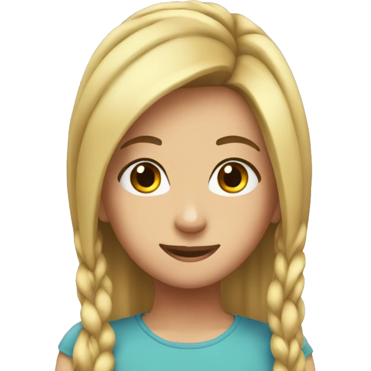 Girl wish Carly hair emoji