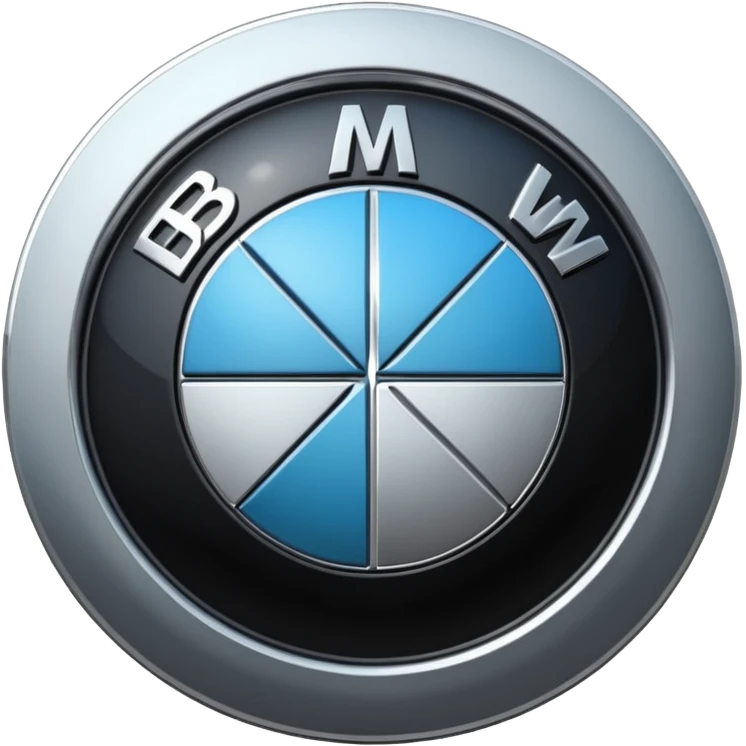 Bmw symbol real without double layer  emoji
