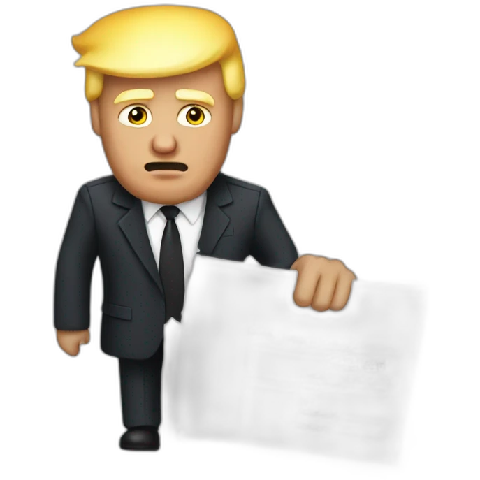donald-trump-arrested emoji