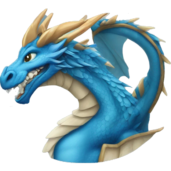 Dragón azul  emoji