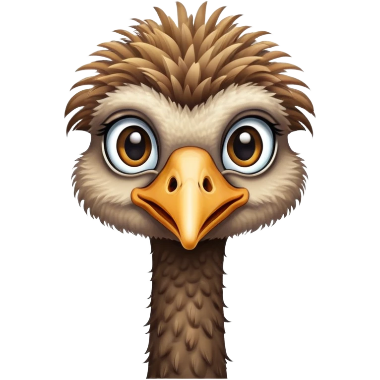 Ostrich emoji