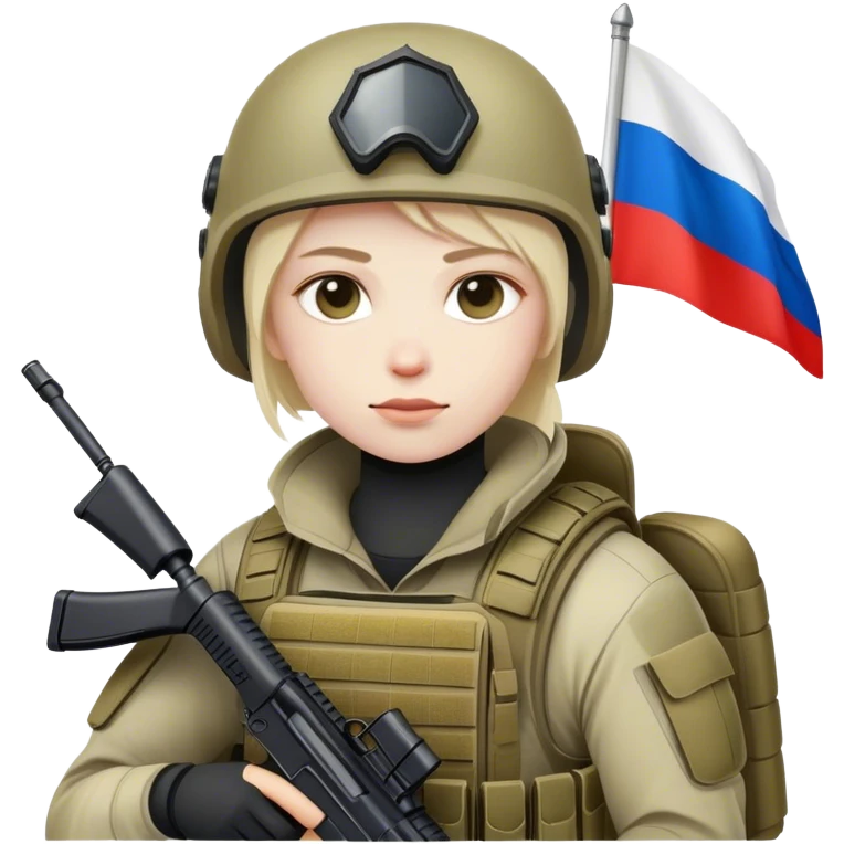 special force with russian flag emoji
