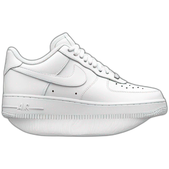 nike air force blanche emoji