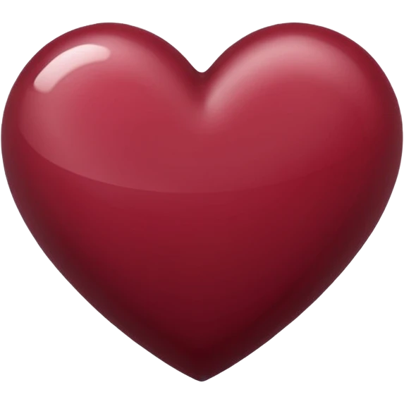 Maroon heart emoji