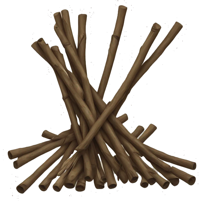 Bundle of dead sticks emoji