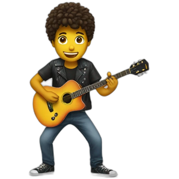 guitar boy emoji