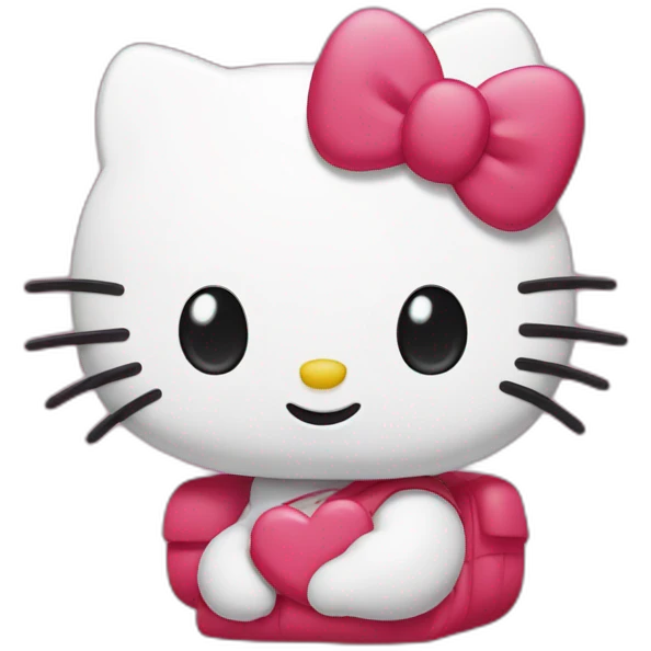 Coca hello kitty emoji