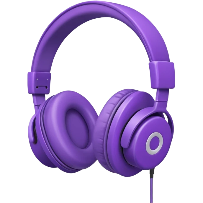 purble headphone emoji