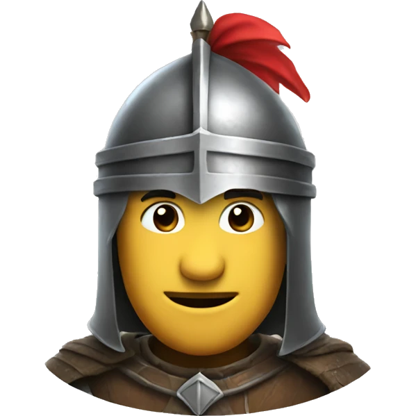 knight with hat emoji