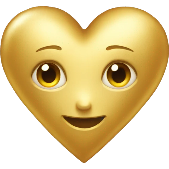 Golden Heart emoji