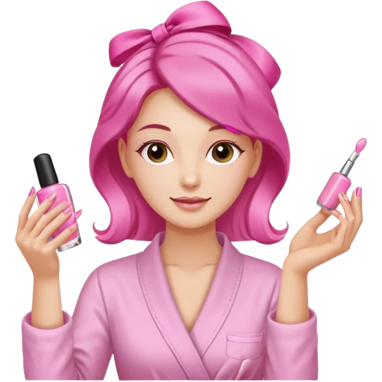 💅🎀💆🏻‍♀️ emoji