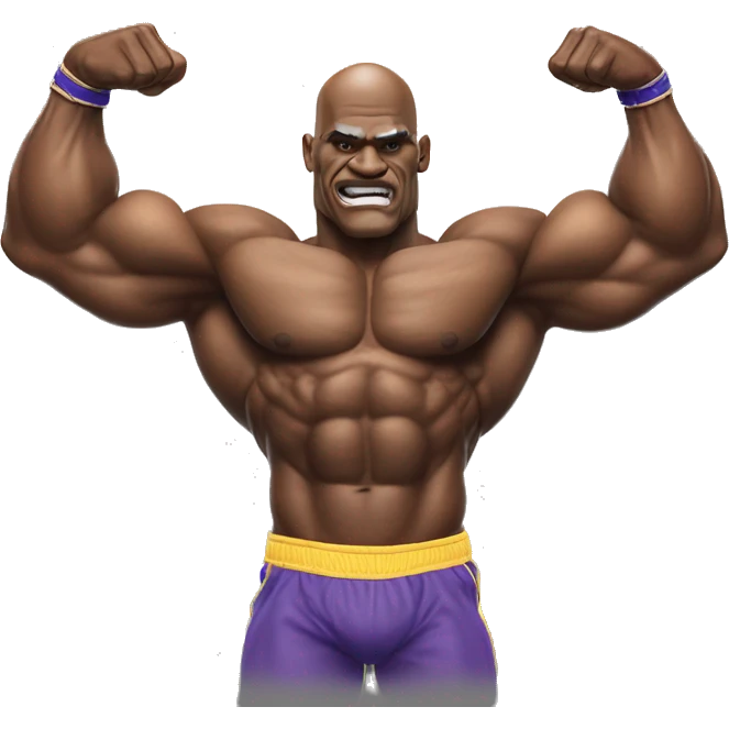 Ronnie Coleman Flexing muscles emoji