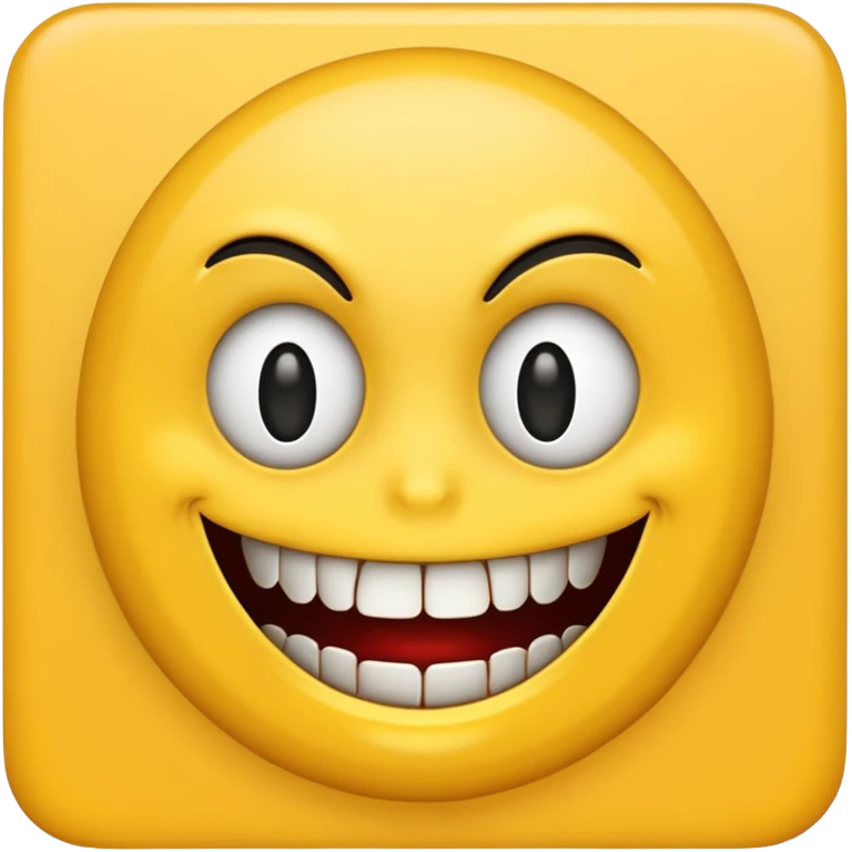 Scary smile emoji  emoji