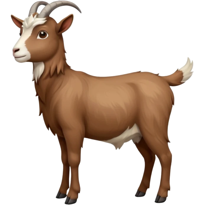 adult Goat, full body emoji