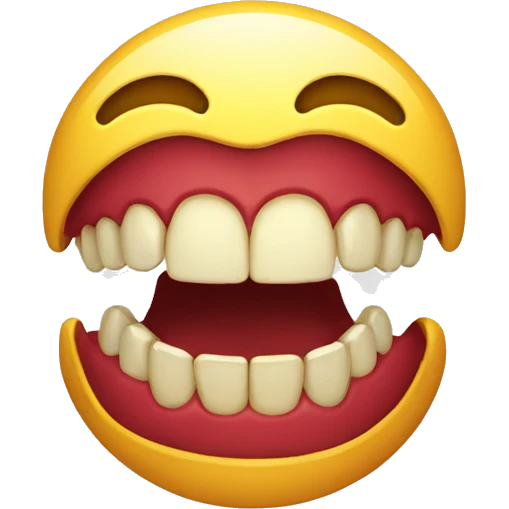 sin dientes emoji