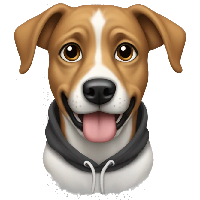 Dog hoddie emoji