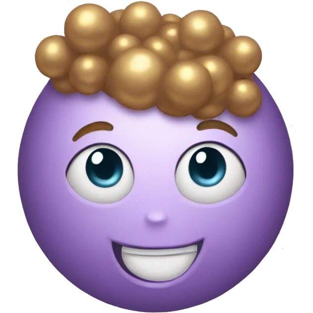 purple pearl emoji