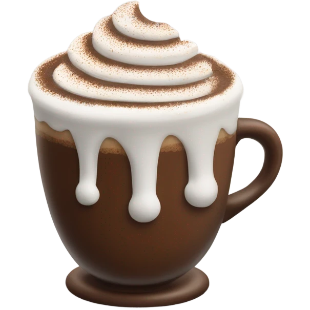 Hot chocolate in mug emoji