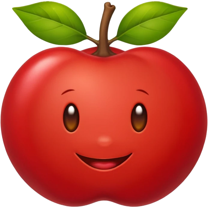 Eu quero um emoji de acerola, mas SEM carinha emoji
