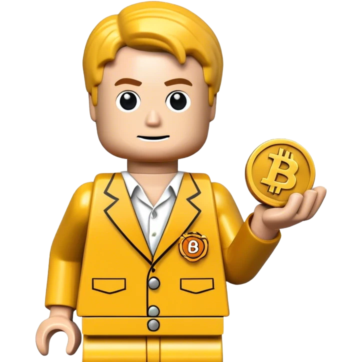 hackeur lego homme bitcoin emoji