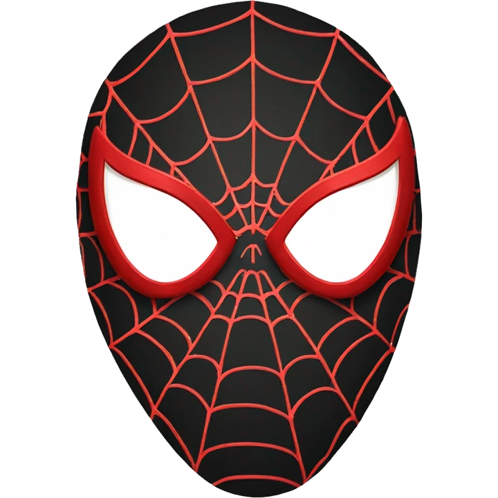 Spiderman mask emoji