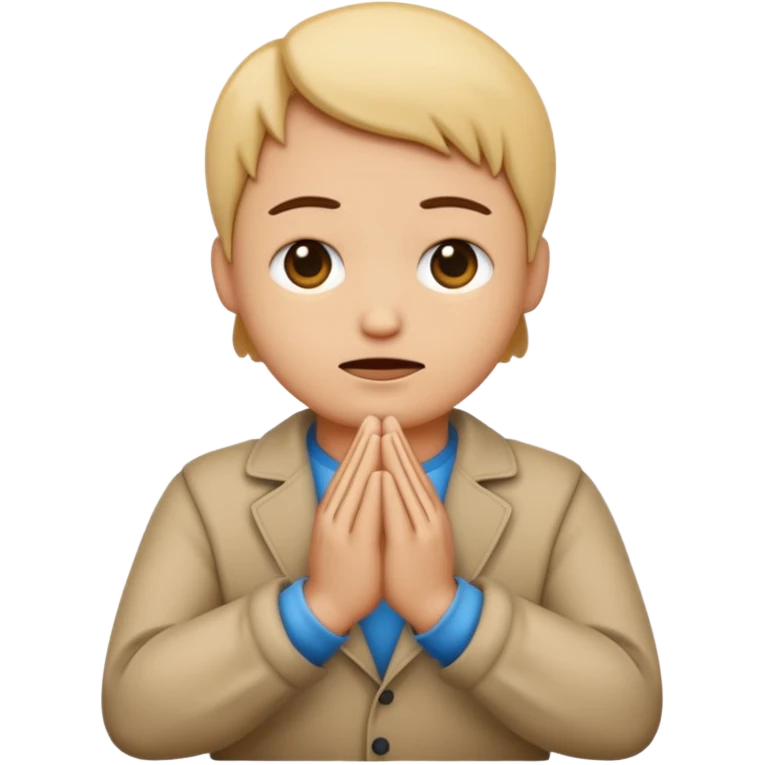 make a emoji who are say sorry emoji