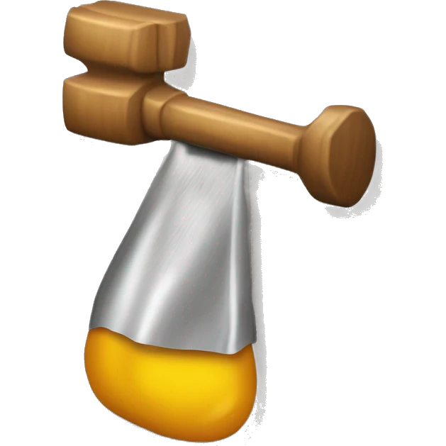 El cincel es una herramienta que sirve para labrar materiales a base de golpes con la ayuda de un martillo o un mazo. emoji