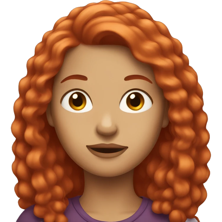 Women with red hair emoji