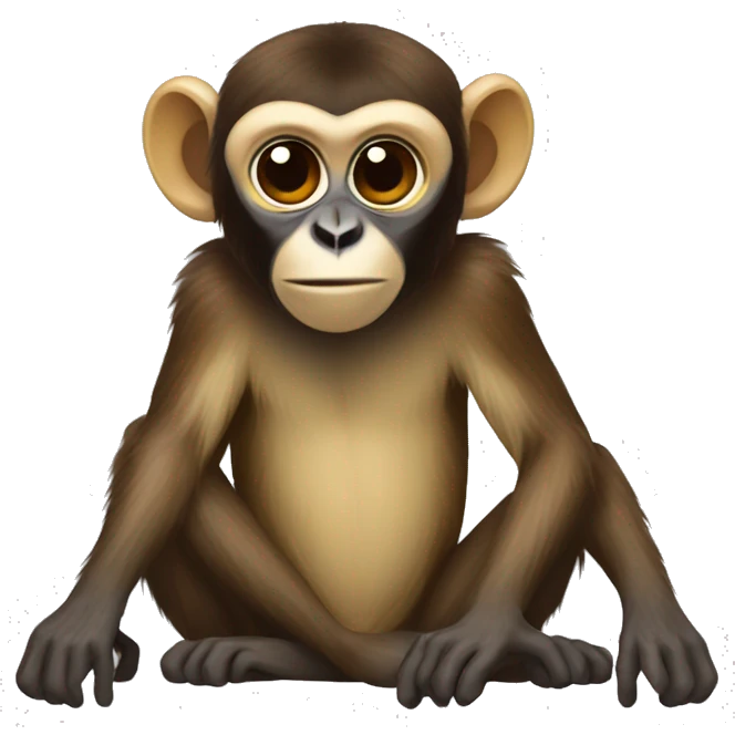 Brown spider monkeys  
 emoji