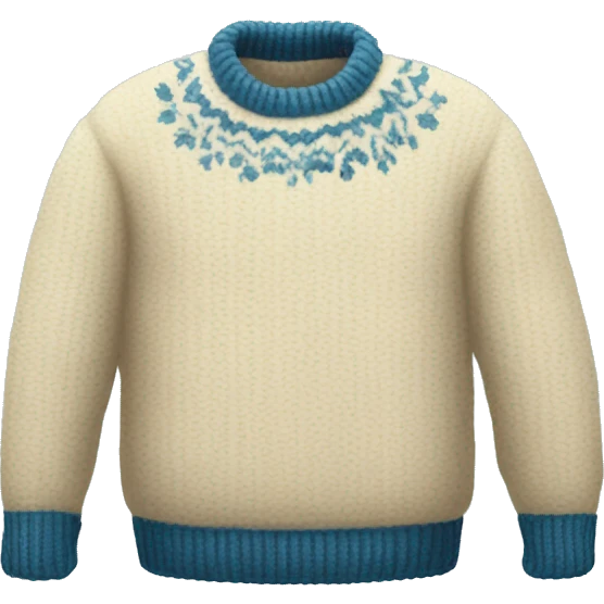 Sweater winter emoji