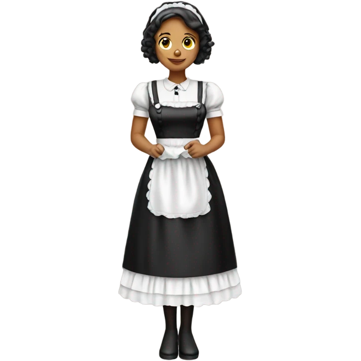 French maid emoji