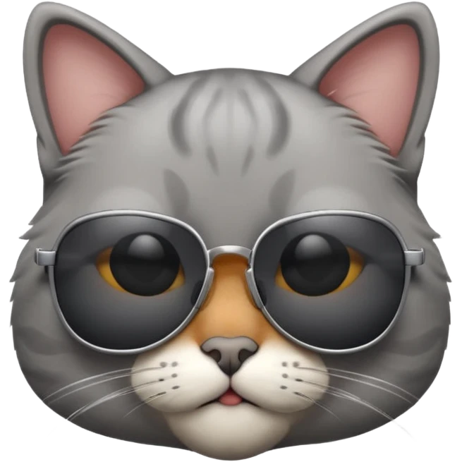 Cat wearing sunglasses emoji
