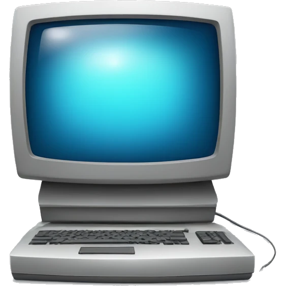computer with magnetism emoji