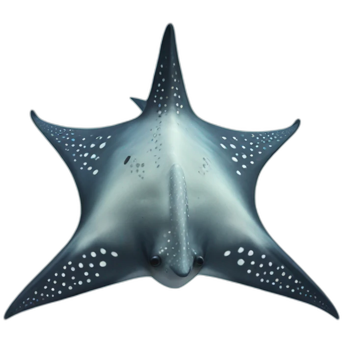 Submarine Eagle ray emoji