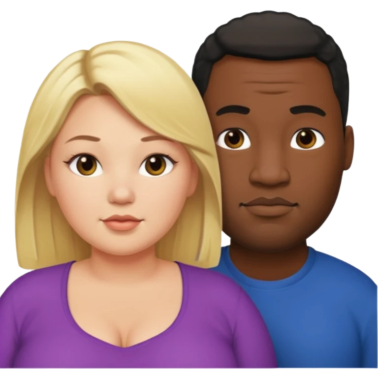 bbw blonde Mfm black man emoji