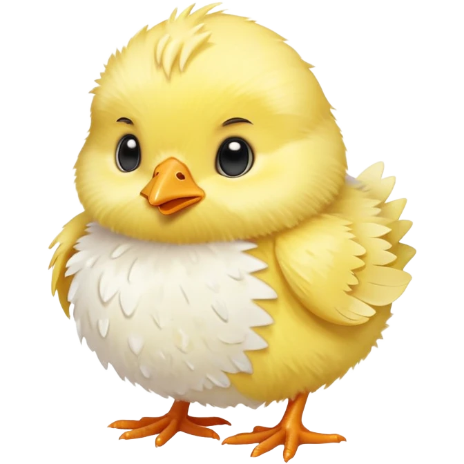 
pastel cute easter chick emoji