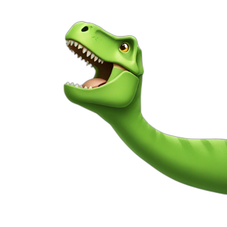 middle finger dinosaur emoji