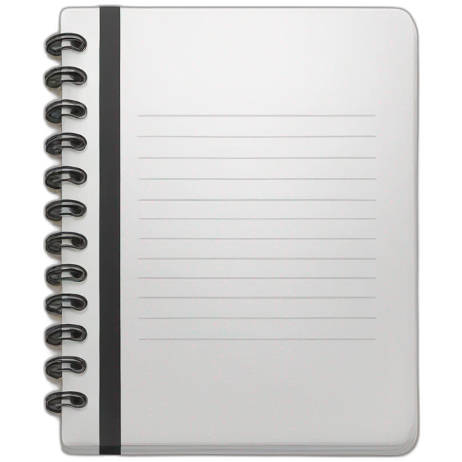 notebook, webdesign emoji