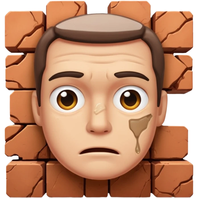 Guy shitting bricks  emoji