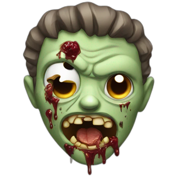 hungry zombie emoji