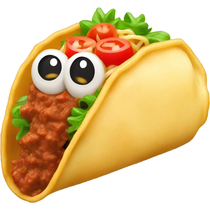 spaghetti tacos emoji