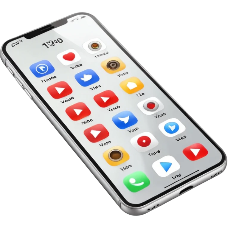 iPhone on YouTube app showing video views emoji