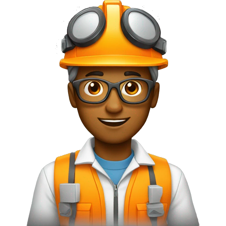 ELECTRICISTA NARANJA emoji