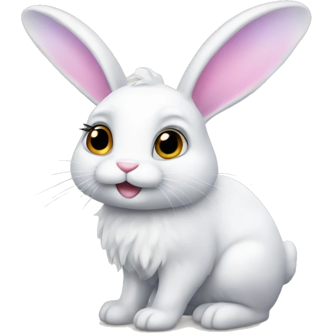 Bunny with fairy wings emoji
