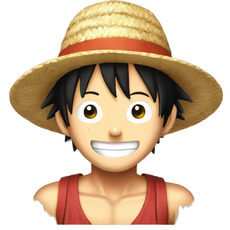 Straw hat luffy emoji
