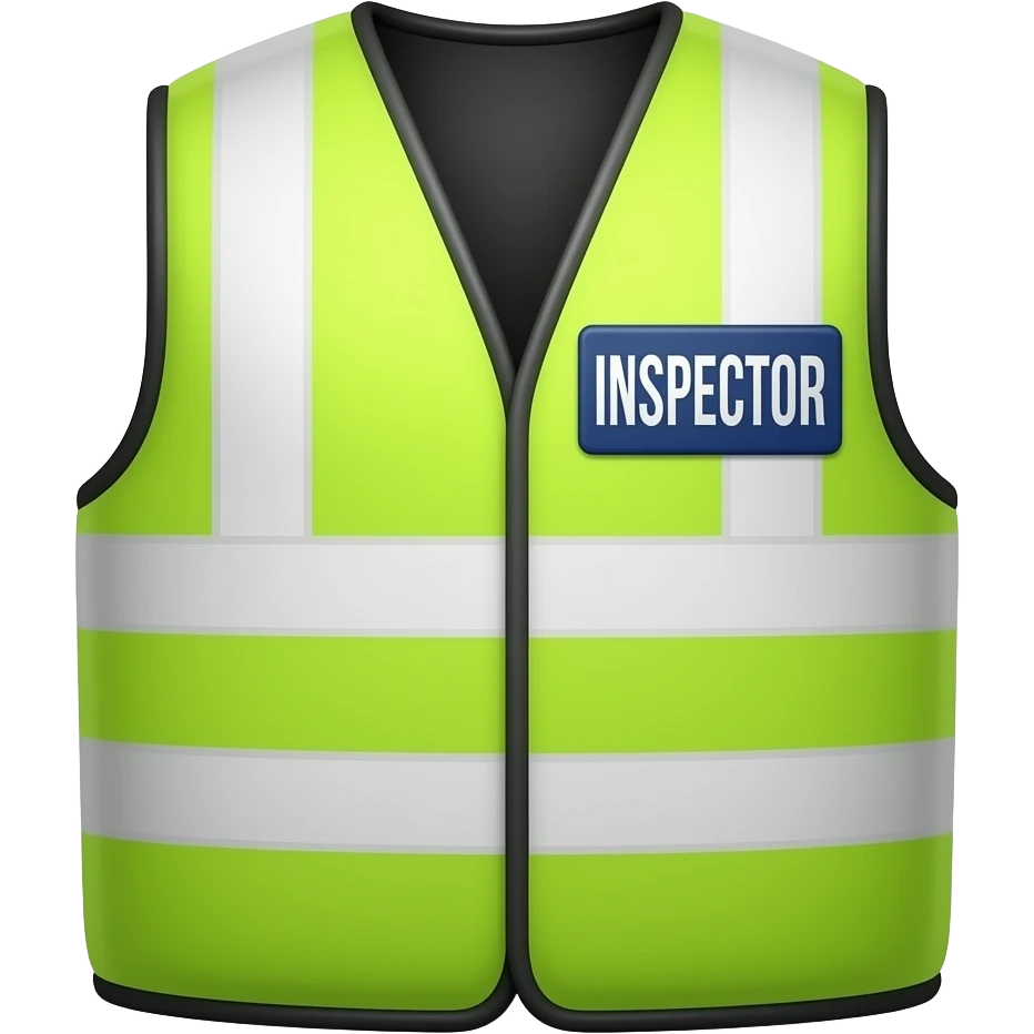 TRANSIT INSPECTOR vest emoji