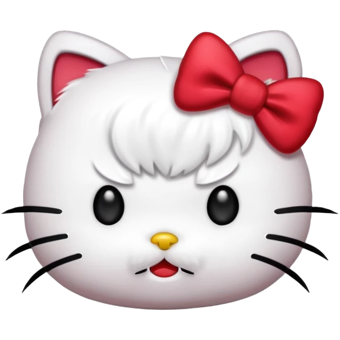 Angry hello kitty  emoji