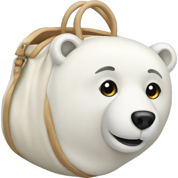 polar bear bag emoji