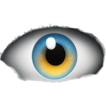 eye in a cloud emoji